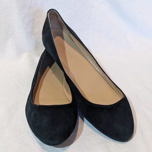 Talbots Black Flats Sz 8